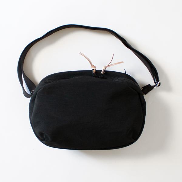 FUKUI SIWAナイロンボディバッグ M(BLACK)