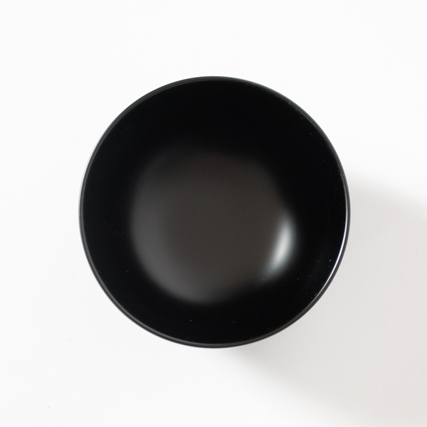 越前硬漆 椀S（食洗機対応）(真塗BLACK)