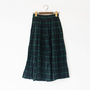 COTTON FLANNEL TIERED SKIRT