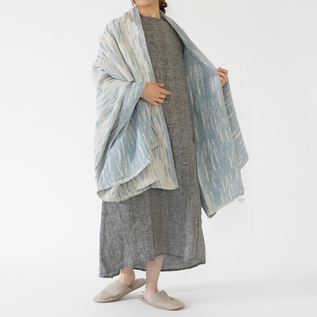 身長：162cm(LINEN RAINYBLUE)