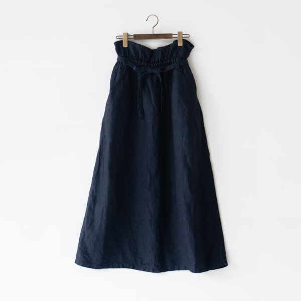 コルトレイクリネン デニムスカート(NAVY)
