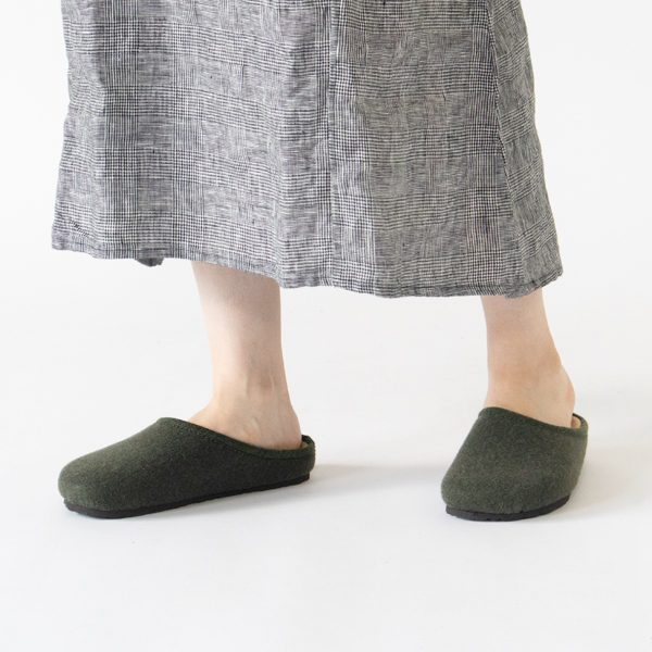 VERDE MELANGE、足長（裸足）約24cm・着用サイズ38
