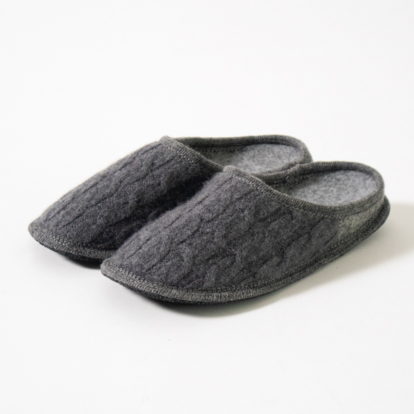 スリッパ NUVOLA(TRECCIA GRIGIO)