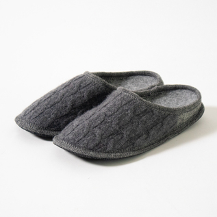 スリッパ NUVOLA(TRECCIA GRIGIO)