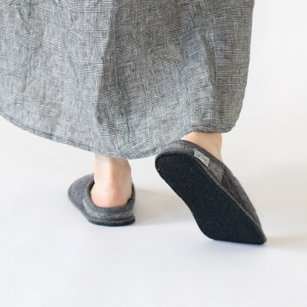 TRECCIA GRIGIO、足長（裸足）約24cm・着用サイズ38