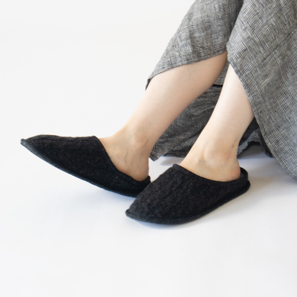 TRECCIA ANTRACITE、足長（裸足）約24cm・着用サイズ38