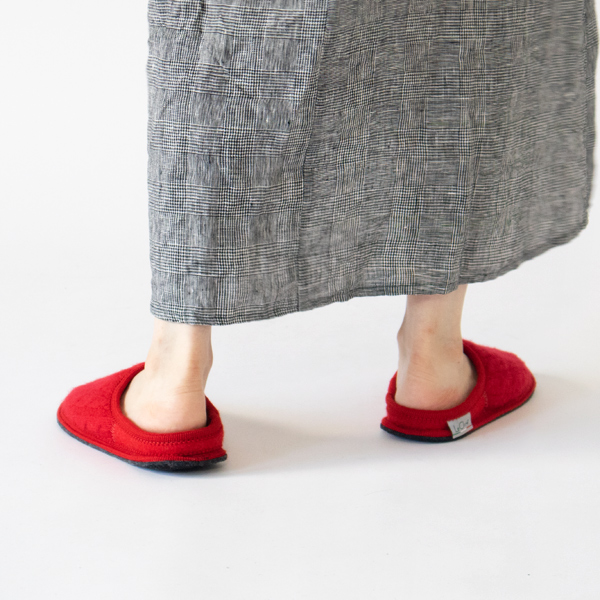 TRECCIA ROSSO、足長（裸足）約24cm・着用サイズ38
