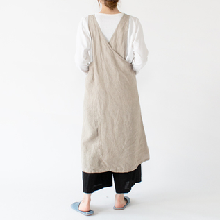 リネンオーバーエプロン／fog linen work（フォグリネンワーク）｜愛着