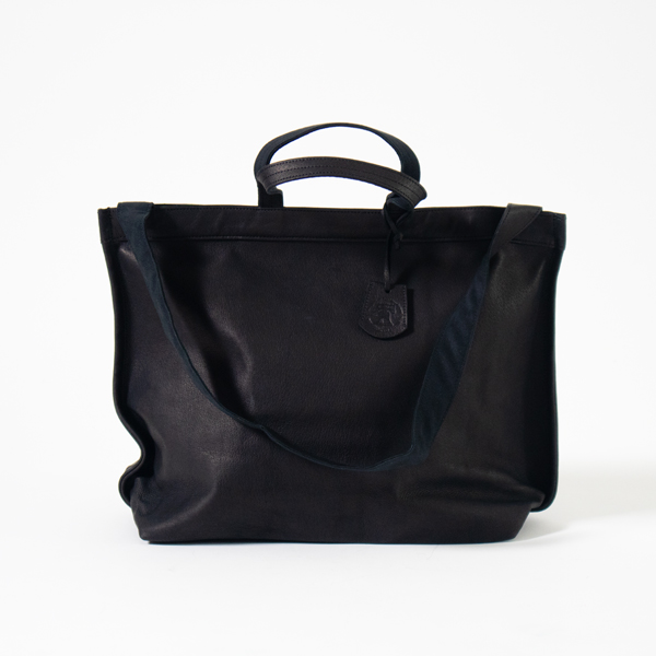 HALLIE ベーシックジップトートM 2WAY(BLACK)