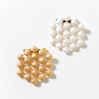 BROOCH HONEYCOMB