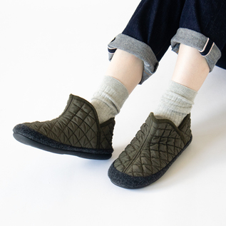 2WAY キルティングシューズ KHAKI 2WAY キルティングシューズ KHAKI