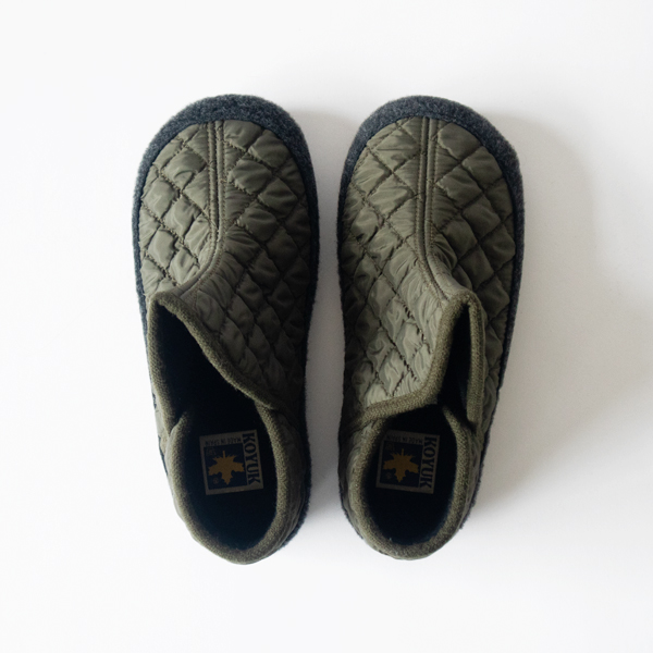 2WAY キルティングシューズ KHAKI 2WAY キルティングシューズ KHAKI