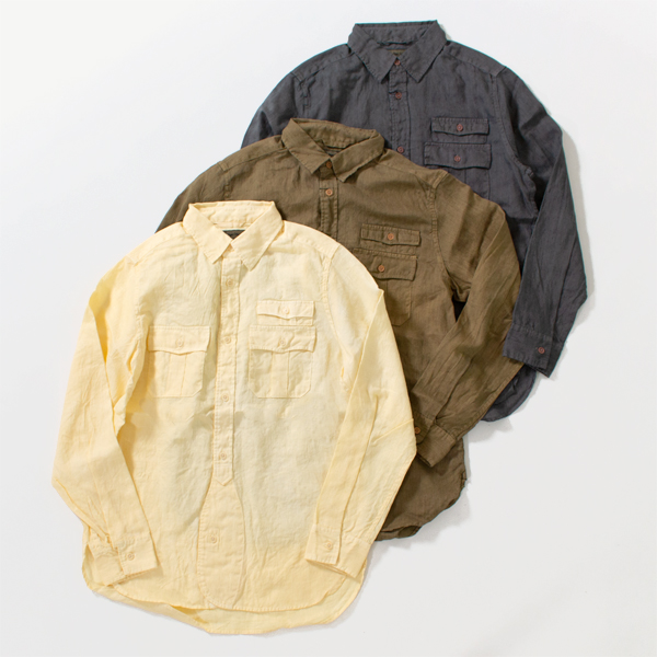 左からYELLOW、OLIVE、NAVY
