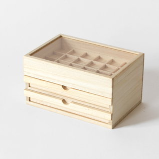 増田桐箱店 桐小物入れ アクセサリーケース、帯留め収納 日本製 増田桐箱店 桐小物入れ アクセサリーケース、帯留め収納 日本製 増田桐箱