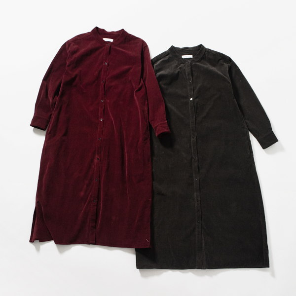 ウルトラヴィーナスコーデュロイ シャツワンピース ウルトラヴィーナスコーデュロイ シャツワンピース