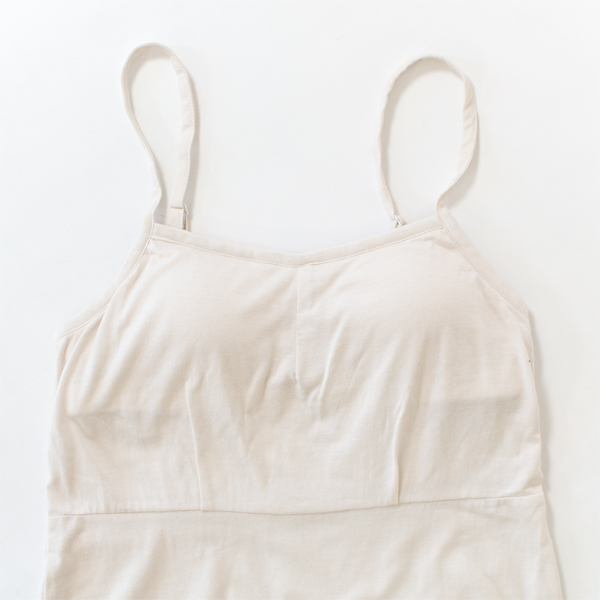 リラックスして着られるカップ付きスリップ(BEIGE) リラックスして着られるカップ付きスリップ(BEIGE)