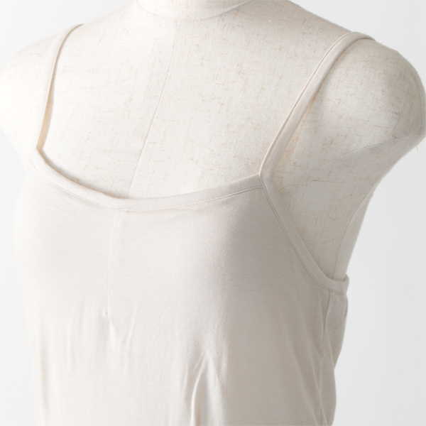 コットンモダールシルク スリップ(BEIGE) コットンモダールシルク スリップ(BEIGE)