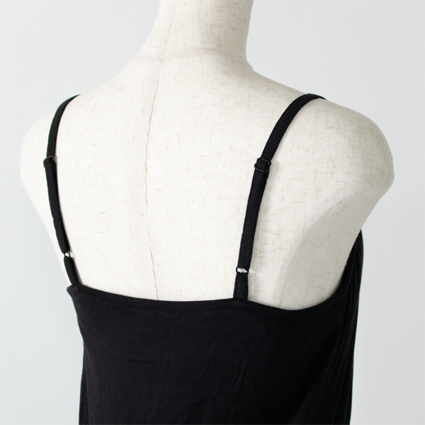 コットンモダールシルク スリップ(BLACK) コットンモダールシルク スリップ(BLACK)