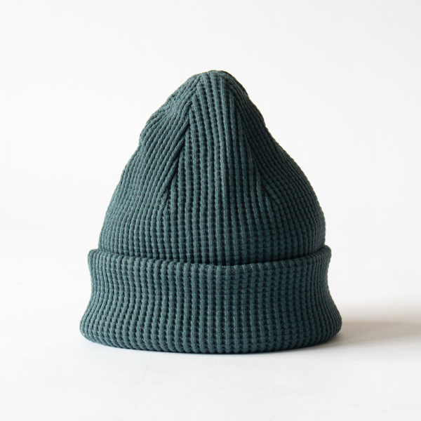 ユニセックス WAFFLE KNIT CAP(Dark Turquoise)
