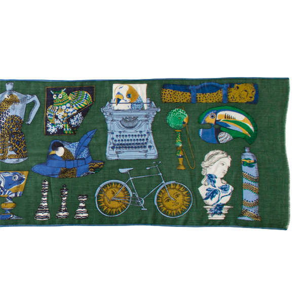 ウールストール ICONIQUE (GREEN) ウールストール ICONIQUE (GREEN)