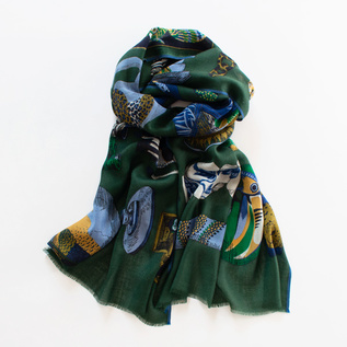 ウールストール ICONIQUE (GREEN) ウールストール ICONIQUE (GREEN)