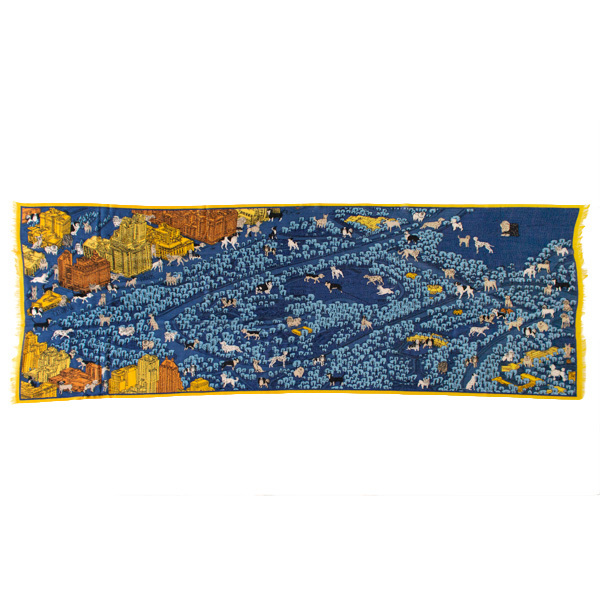 ウールストール CENTRAL PARK (YELLOW)