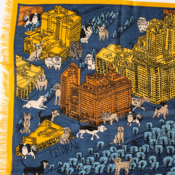 ウールストール CENTRAL PARK (YELLOW) ウールストール CENTRAL PARK (YELLOW)