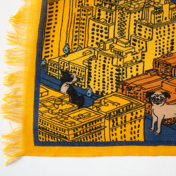 ウールストール CENTRAL PARK (YELLOW) ウールストール CENTRAL PARK (YELLOW)