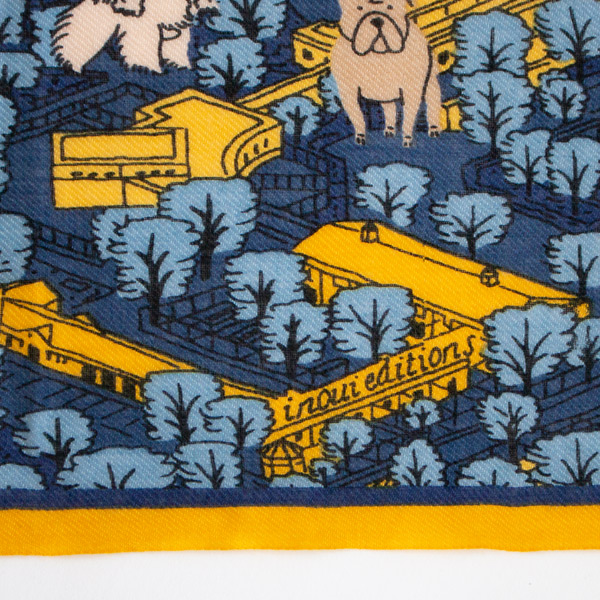 ウールストール CENTRAL PARK (YELLOW) ウールストール CENTRAL PARK (YELLOW)