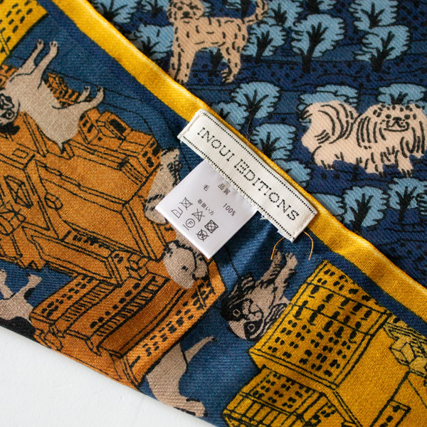 ウールストール CENTRAL PARK (YELLOW) ウールストール CENTRAL PARK (YELLOW)