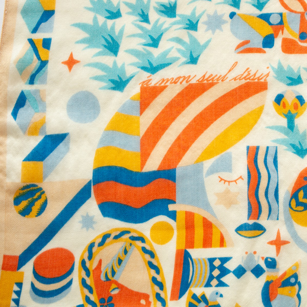 ウールストール LICORNE(BEIGE)