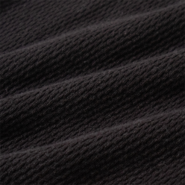 ハニカム柄の組織で編み立てられたサーマル素材(CHARCOAL BLACK) ハニカム柄の組織で編み立てられたサーマル素材(CHARCOAL BLACK)