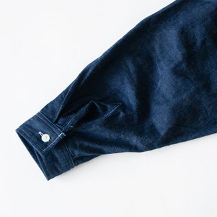 7.5OZライトデニムレギュラーカラーシャツ／HAVERSACK（ハバーサック