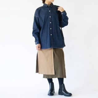 7.5OZライトデニムレギュラーカラーシャツ／HAVERSACK（ハバーサック