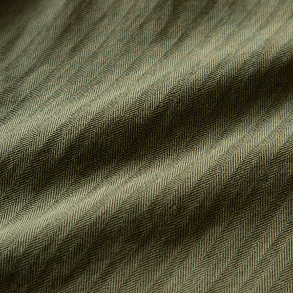 ヘリンボーン柄の生地(KHAKI) ヘリンボーン柄の生地(KHAKI)