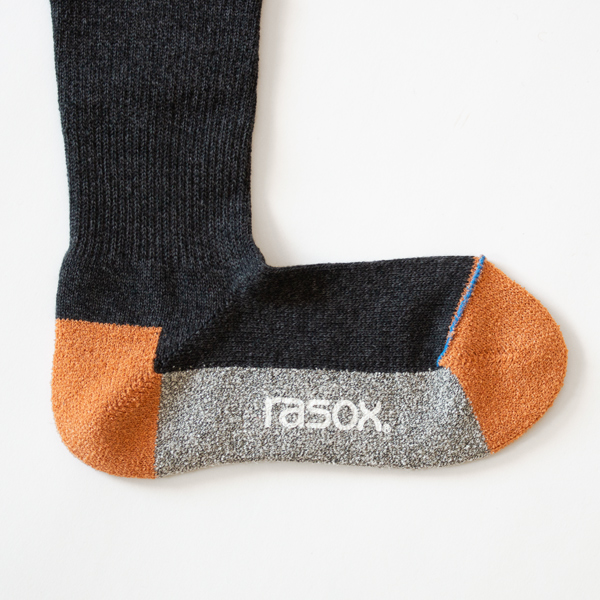 スポーツ・クルー メンズソックス(チャコール杢) スポーツ・クルー メンズソックス(チャコール杢)