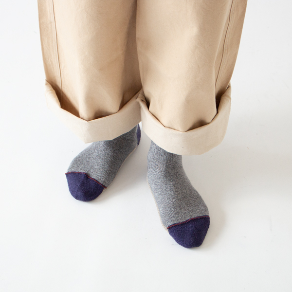 スポーツ・クルー メンズソックス(ミディアムグレー杢) スポーツ・クルー メンズソックス(ミディアムグレー杢)