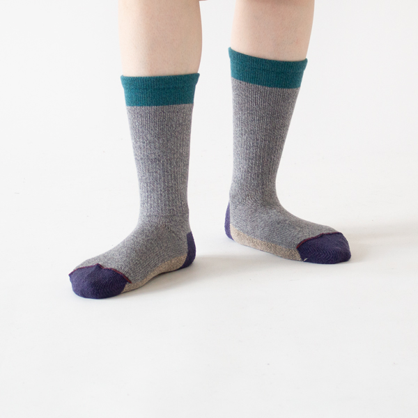 スポーツ・クルー メンズソックス(ミディアムグレー杢) スポーツ・クルー メンズソックス(ミディアムグレー杢)