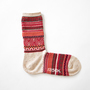 WOMEN FAIR ISLE COTTON SOCKS