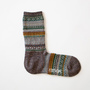 WOMEN FAIR ISLE COTTON SOCKS