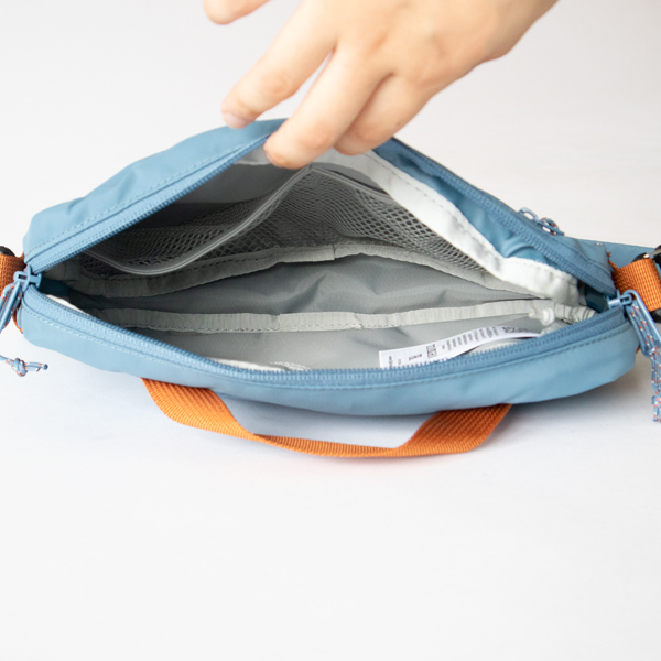 ハイコーストクロスボディバッグ(DAWN BLUE)