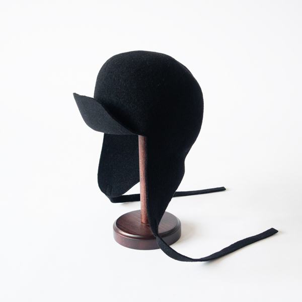 ウールフライトキャップ porco(Black)