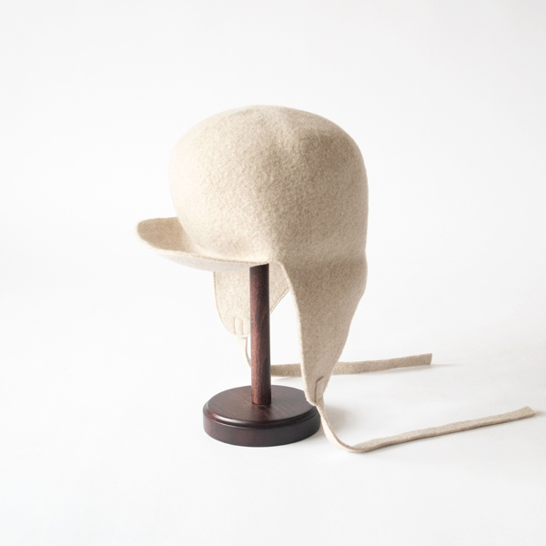 ウールフライトキャップ porco(Beige)