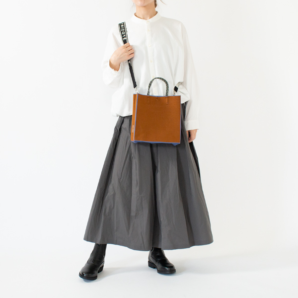 【受発注】ペーパーニット トートバッグ(SMALL/BROWN)との組み合わせ(LOGO) 【受発注】ペーパーニット トートバッグ(SMALL/BROWN)との組み合わせ(LOGO)