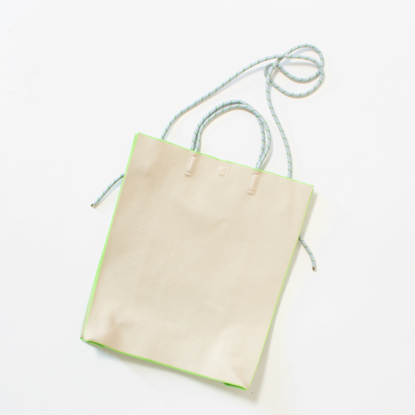 ペーパーニット トートバッグ(LARGE/BEIGE)