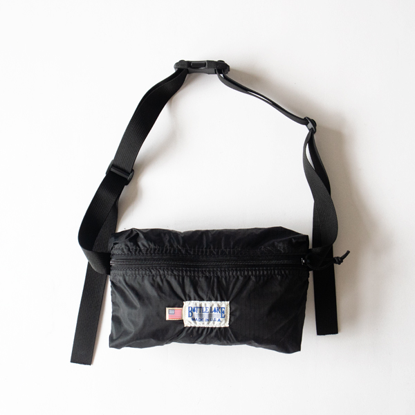 リップストップ ウエストバッグ(BLACK)