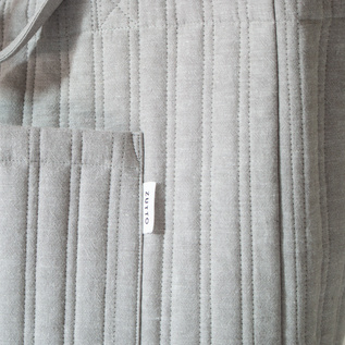 コットンリネン キルトバッグ(GREY) コットンリネン キルトバッグ(GREY)