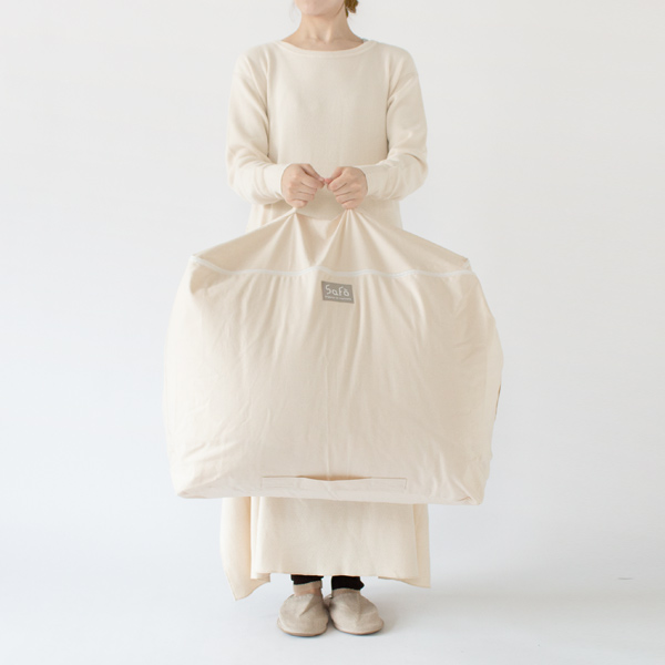 持ち手付きの収納袋と一緒にお届けします 持ち手付きの収納袋と一緒にお届けします