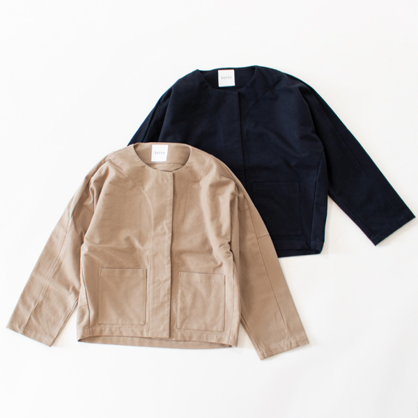 コットンブランケットネル ショートジャケット