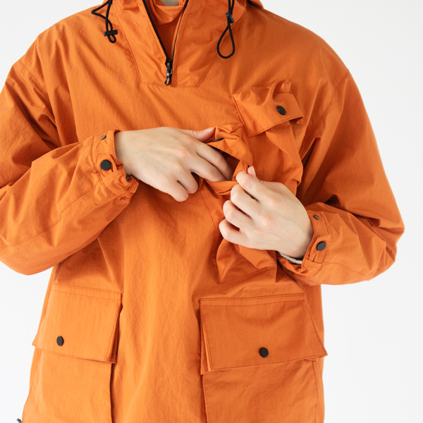 バイヤスのマチ付きポケット(ORANGE)